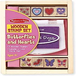 Melissa and Doug Butterfly and Hearts Stamp Set